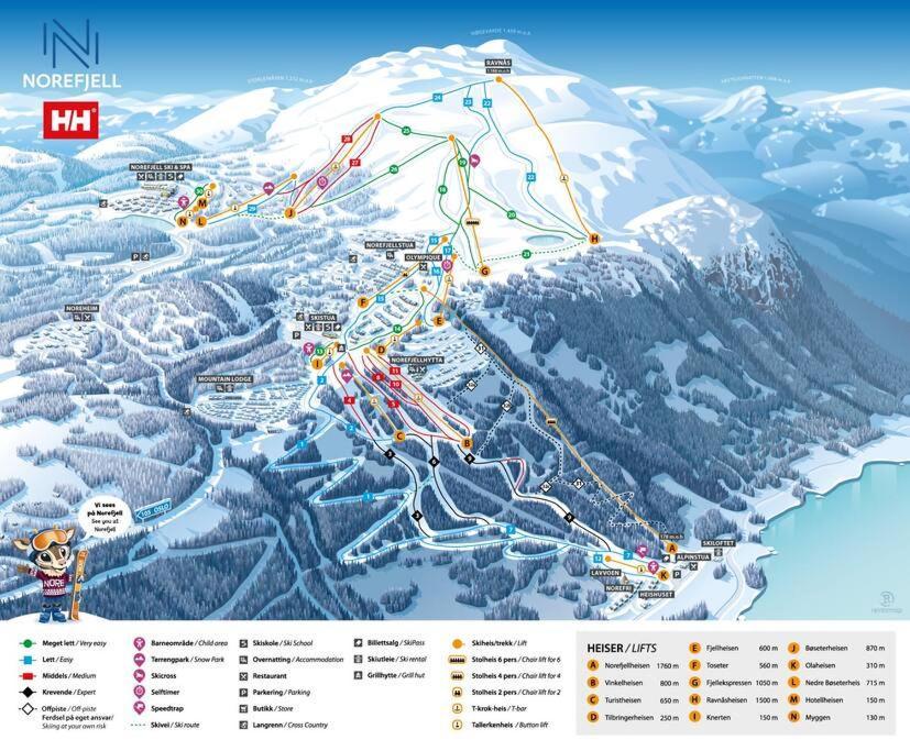 Noresund Ski In/Out, Amazing Views, 3 Bedrooms מראה חיצוני תמונה